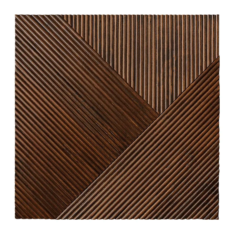 Home Improvement Background - Rubber wood line wood grille home