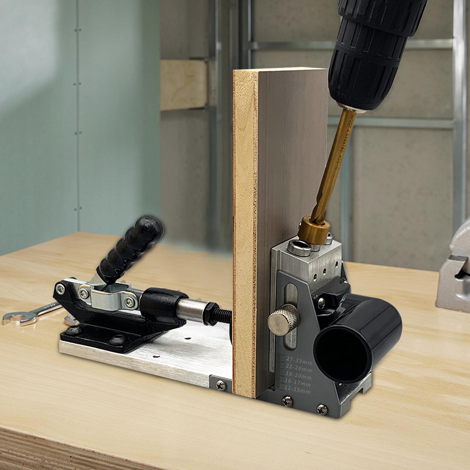 Home Improvement Guide - Drill Guide Woodworking Hole Locator Precision