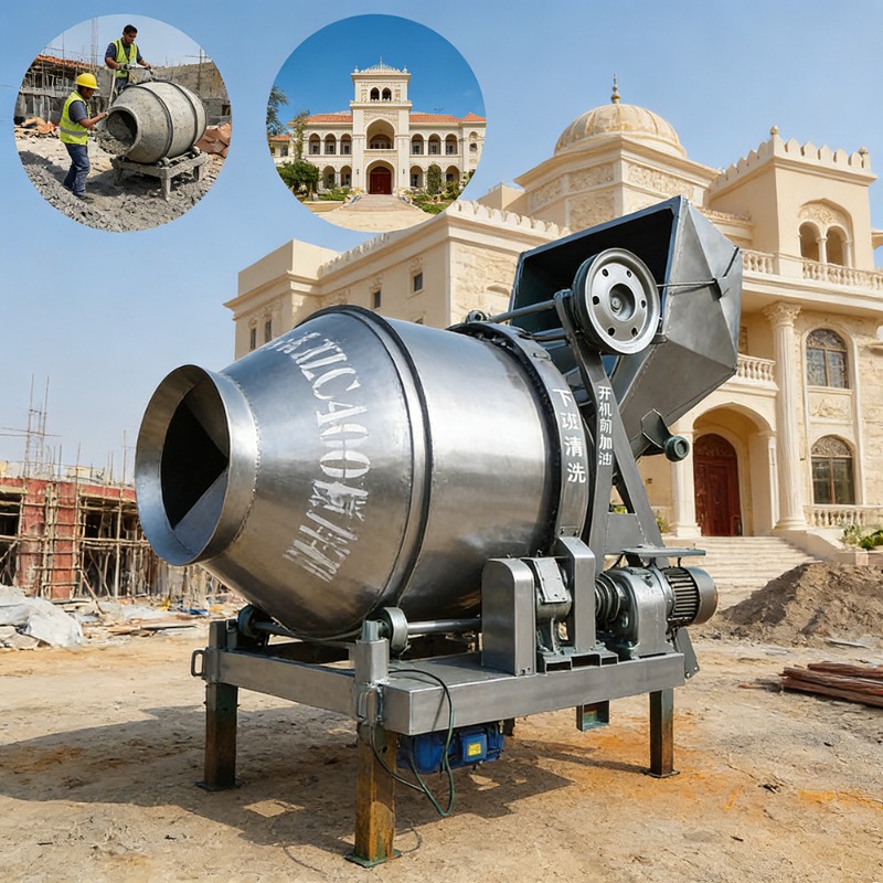 Home Improvement Contractors - Diesel Engine Cement Mixer 300L Heavy