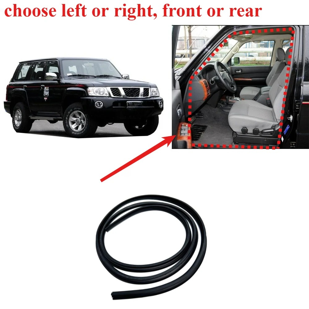 Door Weather Strip - 1 Piece Door Rubber Seal for