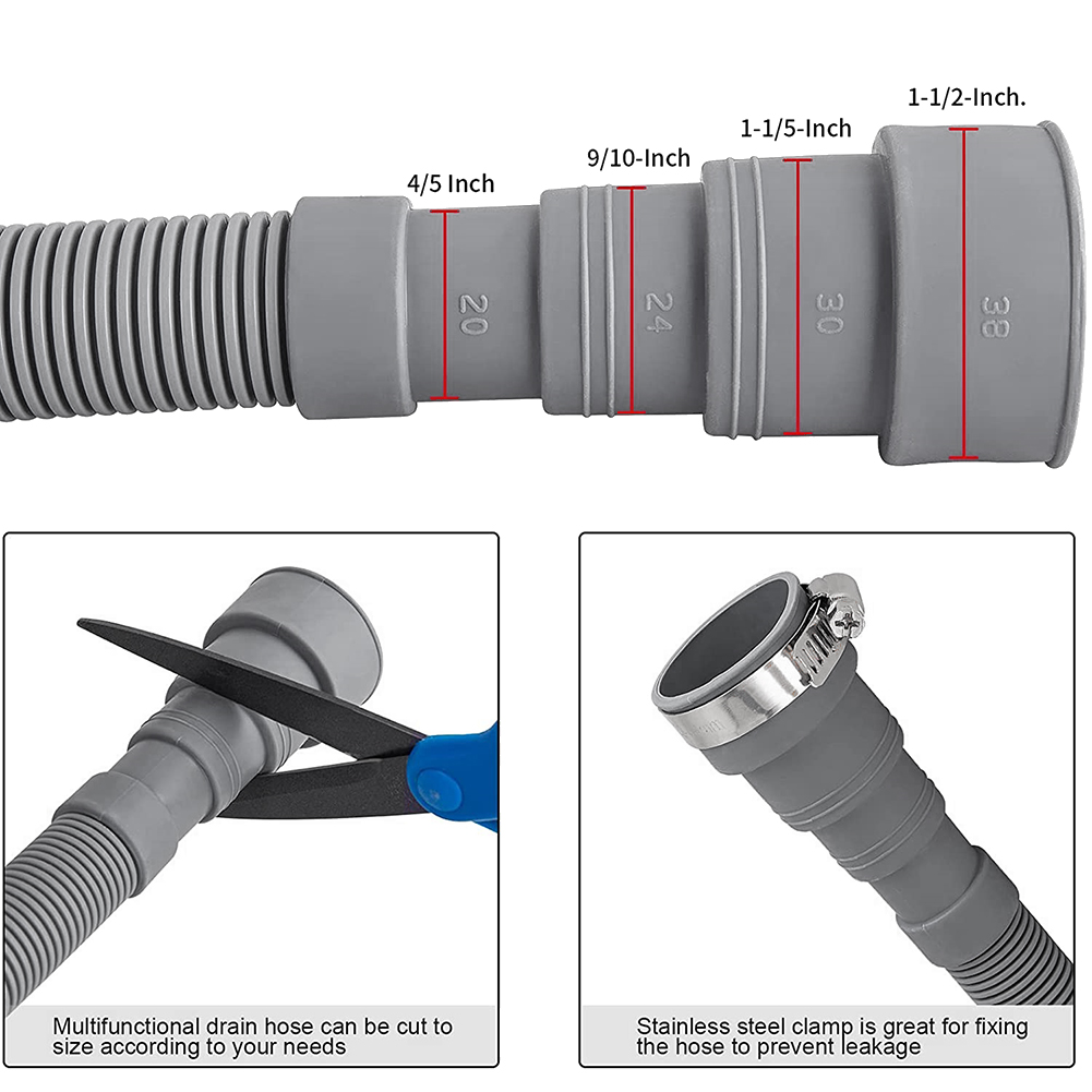 Drain Hose Extension Set Unive - đánh giá và giá Hose Clamp Assorted
