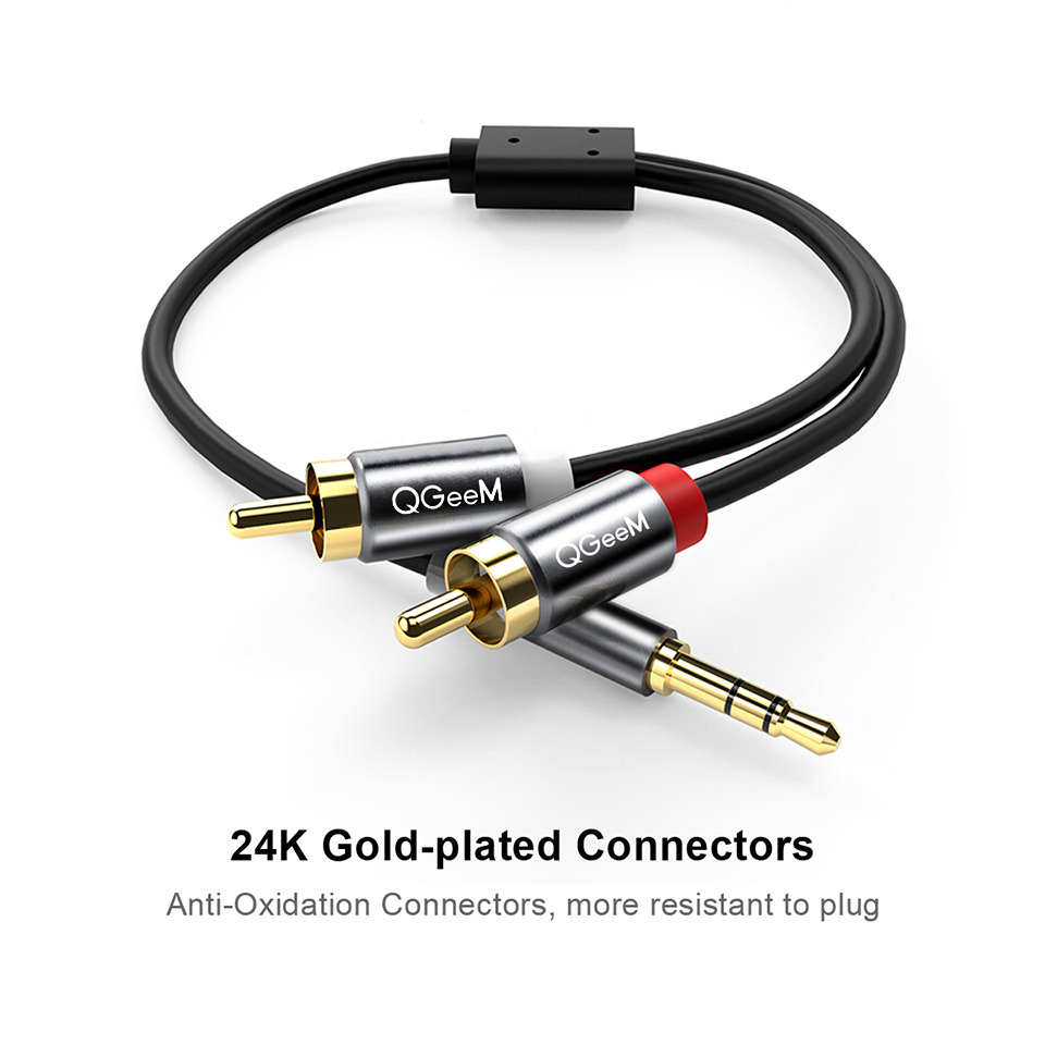QGeeM RCA Cable 2RCA to 3.5 Au - đánh giá và giá Home Improvement Dvd
