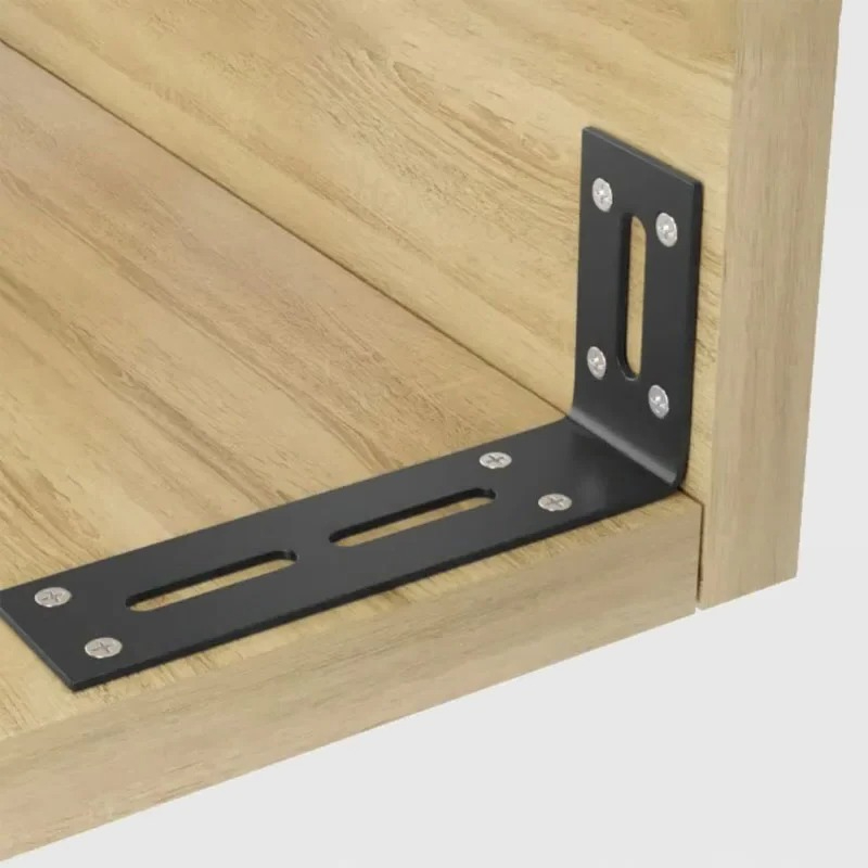 2pcs 90 degree black brackets, - đánh giá và giá Home Improvement Mall