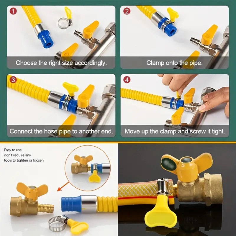 40PCS Thumb Screw Hose Clamp K - đánh giá và giá Hose Clamp Assorted