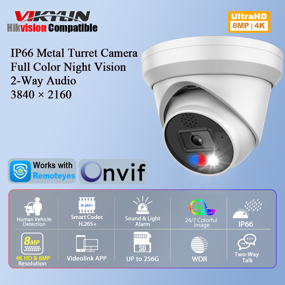 Vikylin 4K 8MP Alarm Full Colo - đánh giá và giá Lowe'S Home Improvement