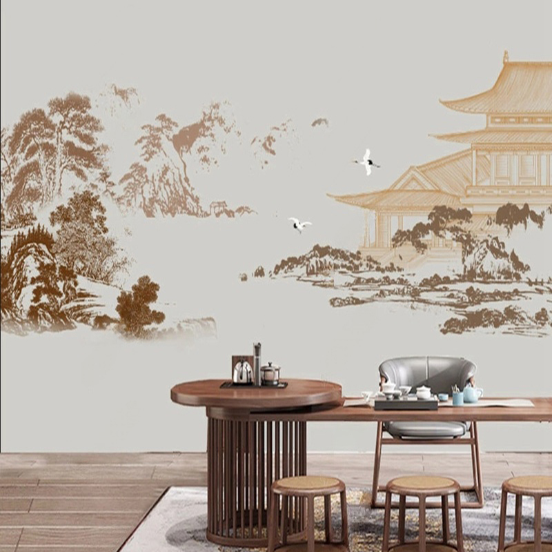 Custom Chinese Abstract Ink La - đánh giá và giá Home Improvement Background