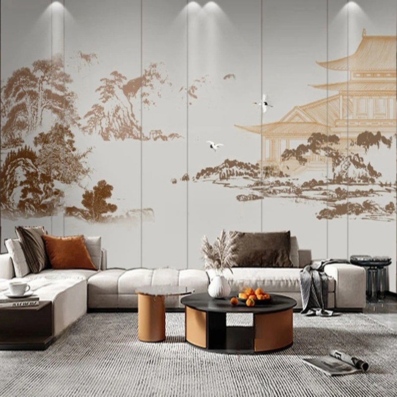 Custom Chinese Abstract Ink La - đánh giá và giá Home Improvement Background