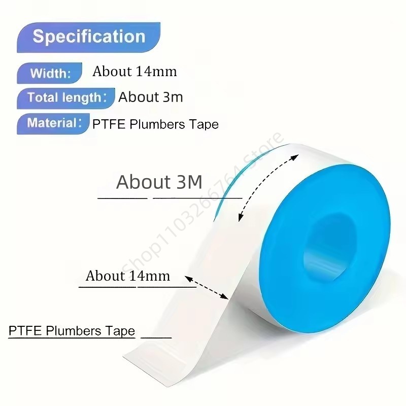 1/5/10Pcs PTFE Water Pipe Tape - đánh giá và giá Plumbing Tape Ptfe