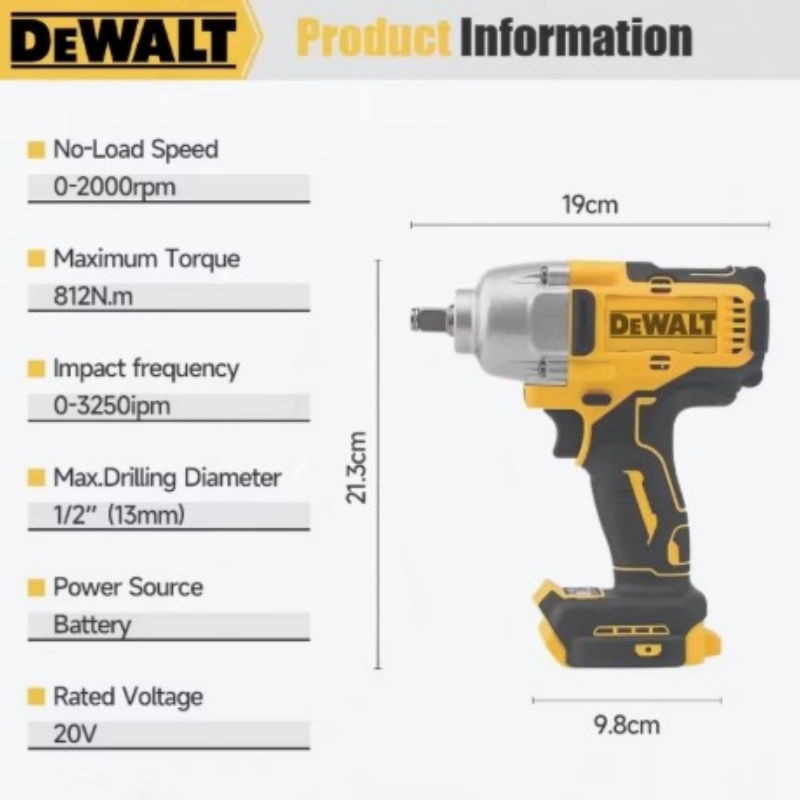 DEWALT DCF892 High Torque Brus - đánh giá và giá Home Improvement Services