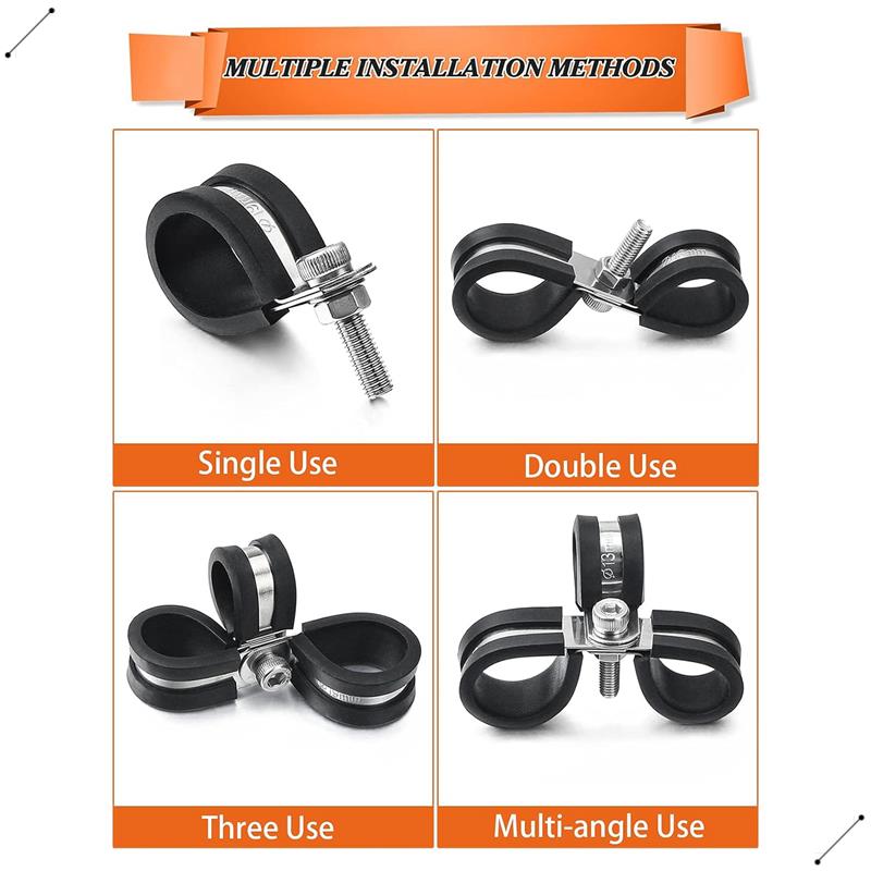 60Pcs Cable Clamps Assortment  - đánh giá và giá Hose Clamp Assorted