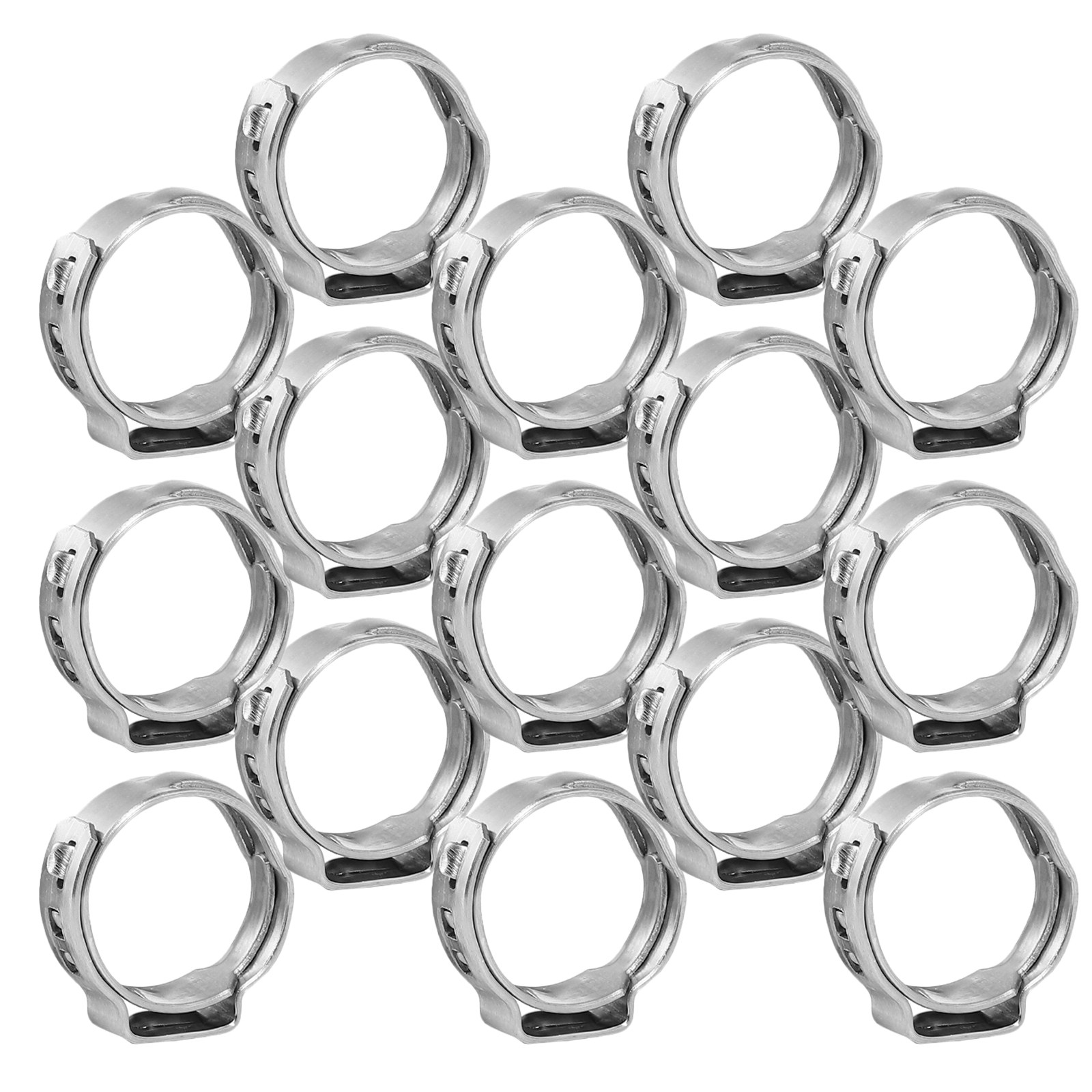 50Pcs Stainless Steel Single E - đánh giá và giá Hose Clamp Assorted