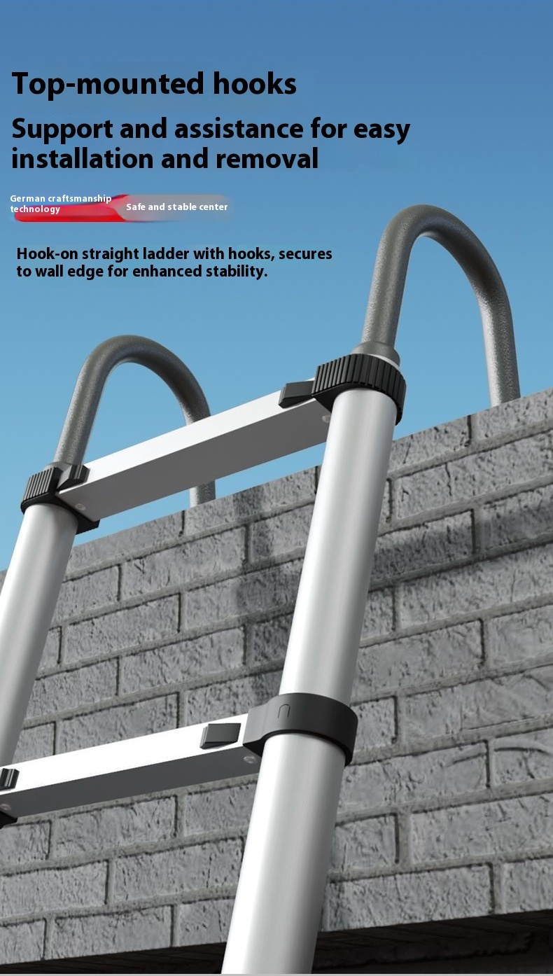 Telescopic straight ladder wit - đánh giá và giá Home Improvement Mall