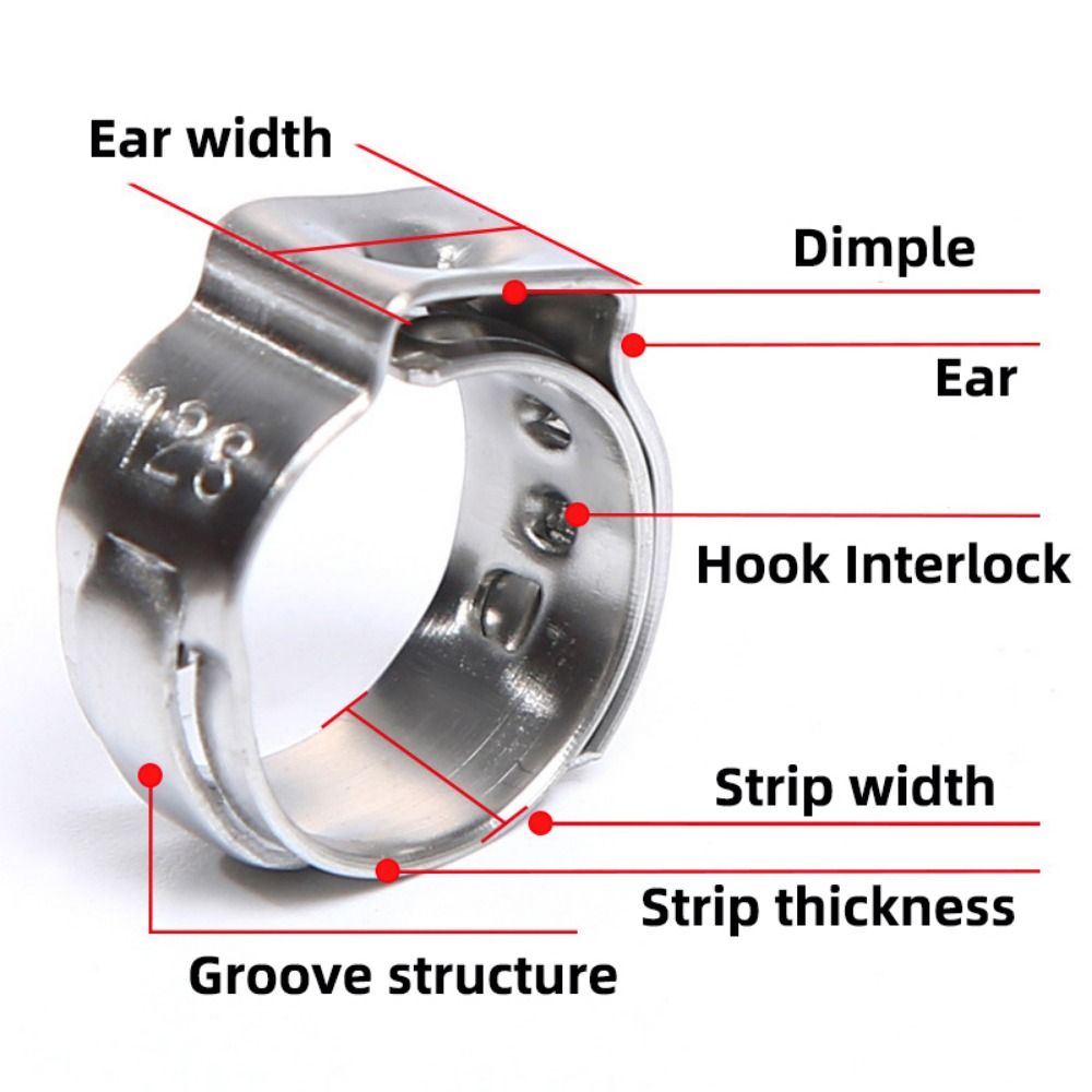 10Pcs 5.3-31mm Hose Clamp Sing - đánh giá và giá Hose Clamp Assorted