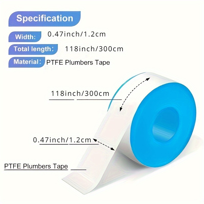 3/6/10 Pieces of Water Pipe Ta - đánh giá và giá Plumbing Tape Ptfe