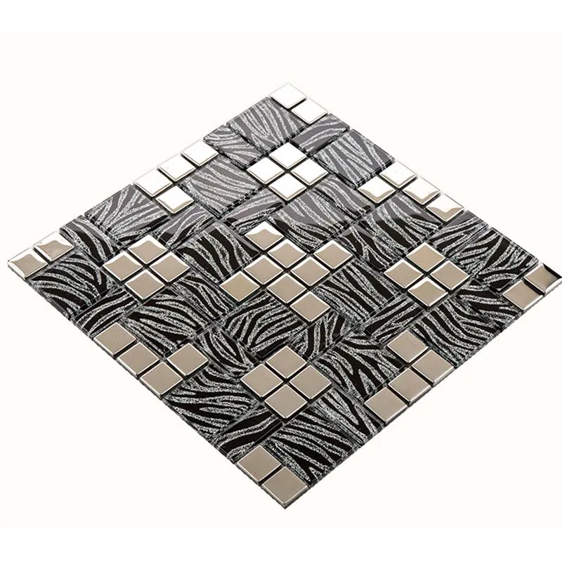Luxury Black Silver Glass  Mos - đánh giá và giá Home Improvement Background